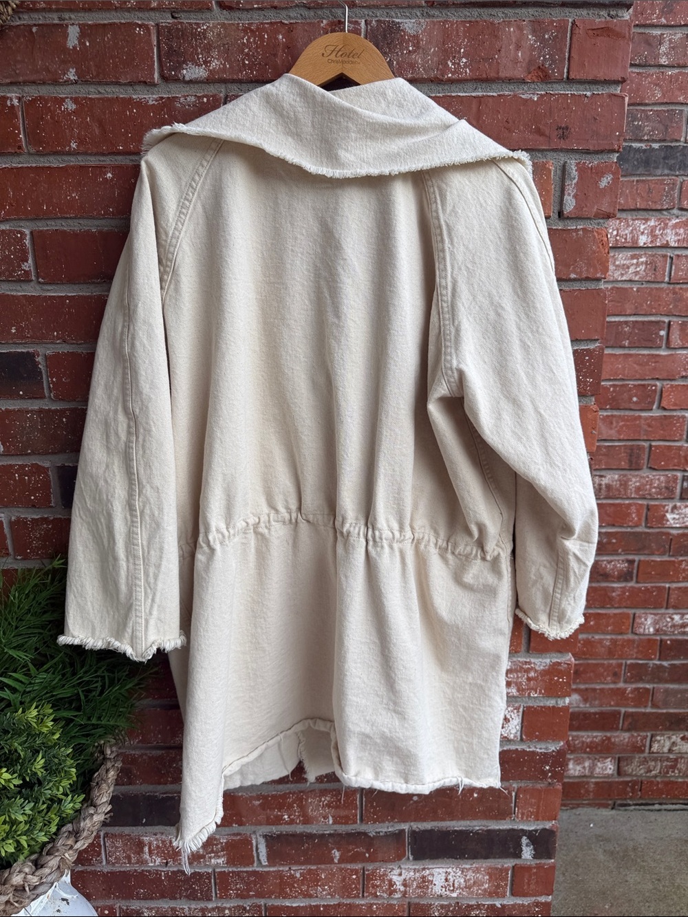 Tribe Kelley Beige Jacket that is Made in the States - Picture 4 of 14